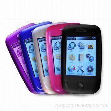 2.8-inch Touch Screen MP4 Players with 0.3-megapixel Camera, TV Out Jack, Support SD Car